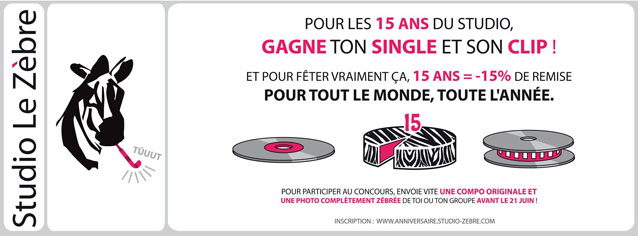 le zebre à 15ans